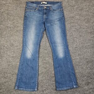 Levi's 524 Bootcut Jeans Women's Juniors 11 Med Wash Denim Mid Rise Stretch